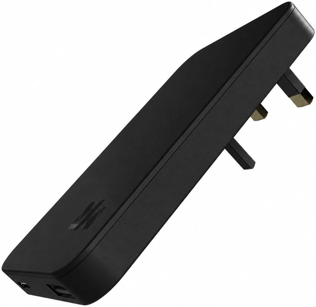 Aqan 65W Dual Port Fast Charger Plug, Ultra Slim USB C PD + USB A QC